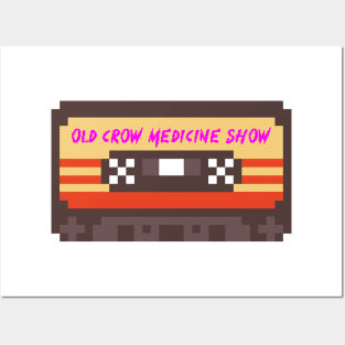 Old Crow Medicine Show 8bit cassette Posters and Art